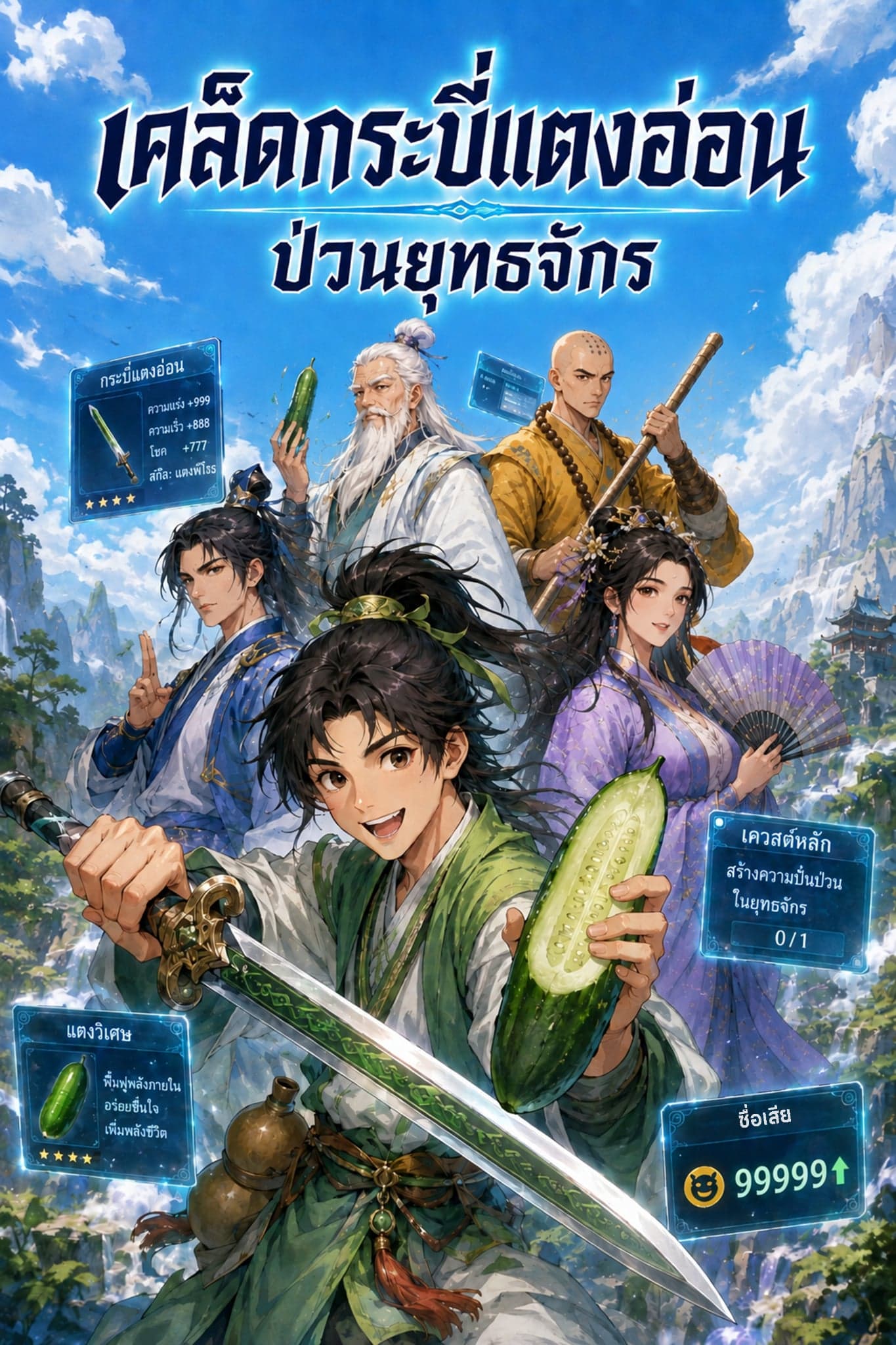 เกมออนไลน์ : เคล็ดกระบี่แตงอ่อนป่วนยุทธจักร